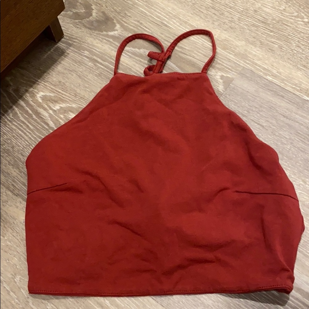 Red Crop Top
